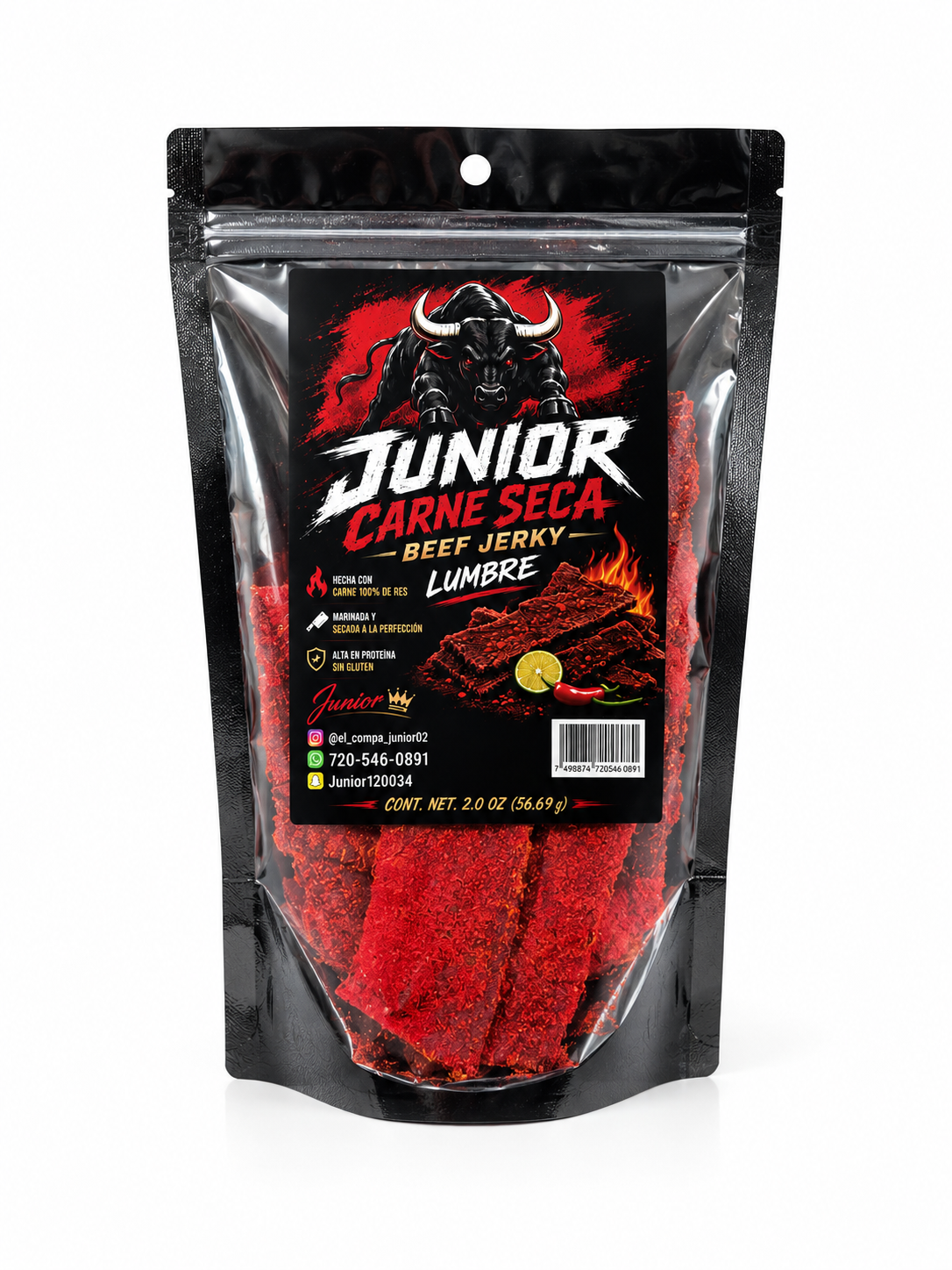 Junior Beef Jerky - Lumbre