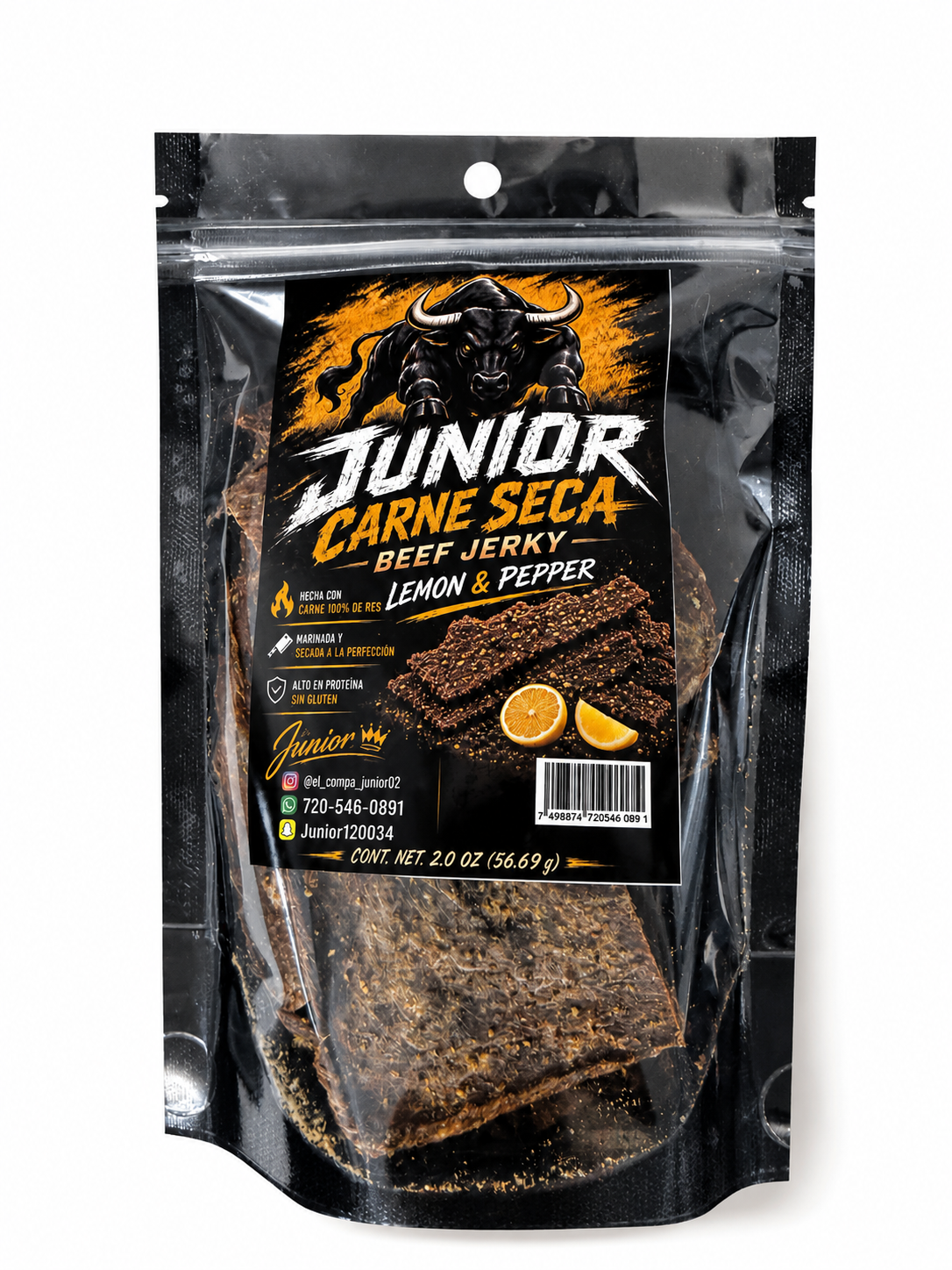 Beef Jerky - Lemon & Pepper