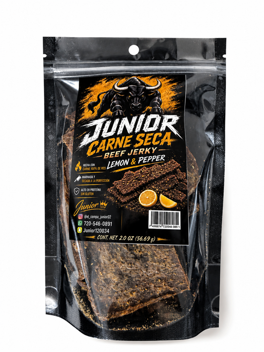 Beef Jerky - Lemon & Pepper