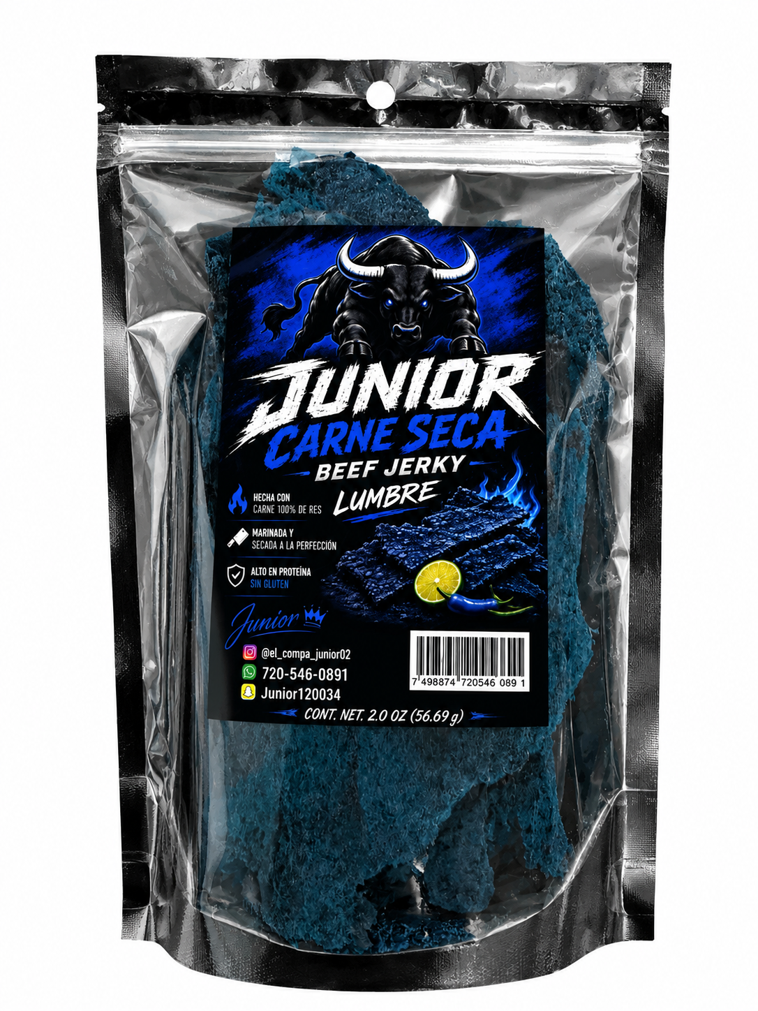 Junior Beef Jerky Blue